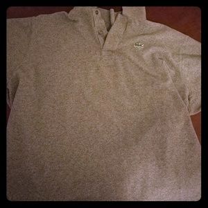 EUC Gray Lacoste Polo